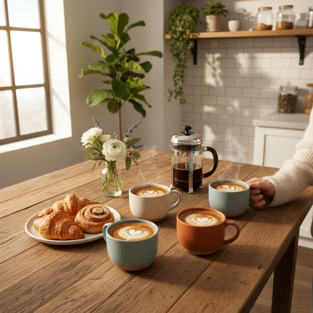 Coffee Mug Set Lifestyle