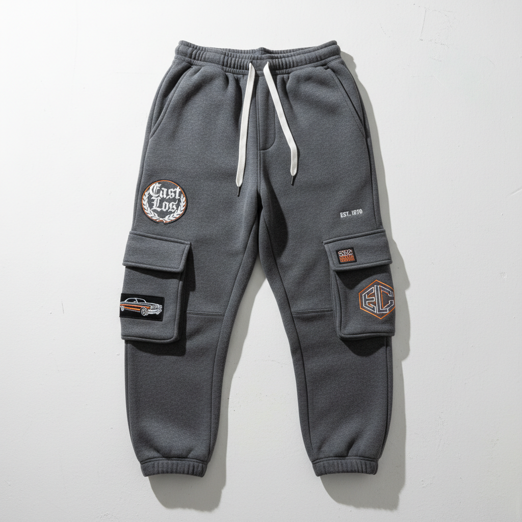 Pro Club Fleece Cargo Pants - Custom East Los