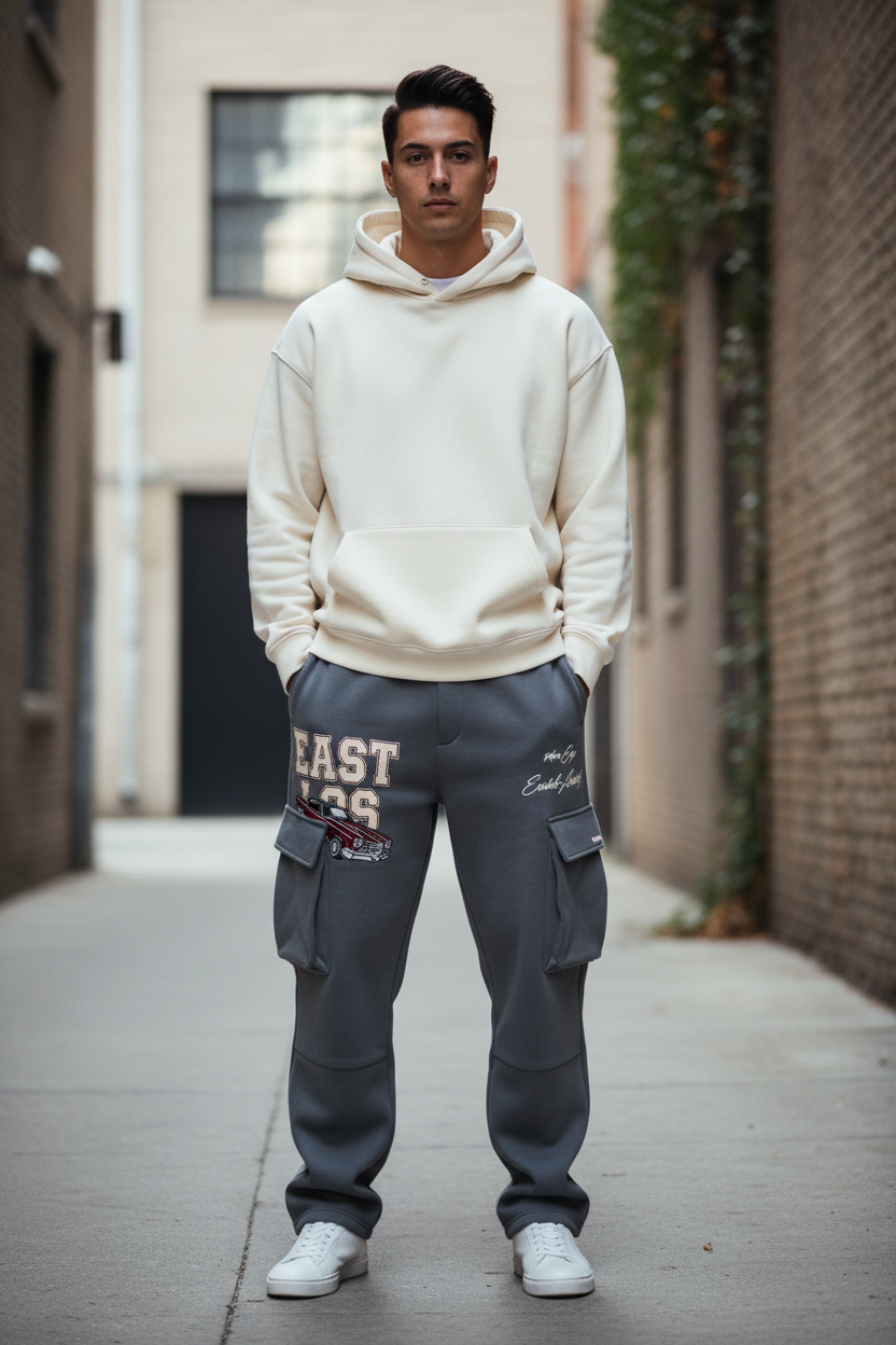 Pro Club Fleece Cargo Pants - Custom East Los