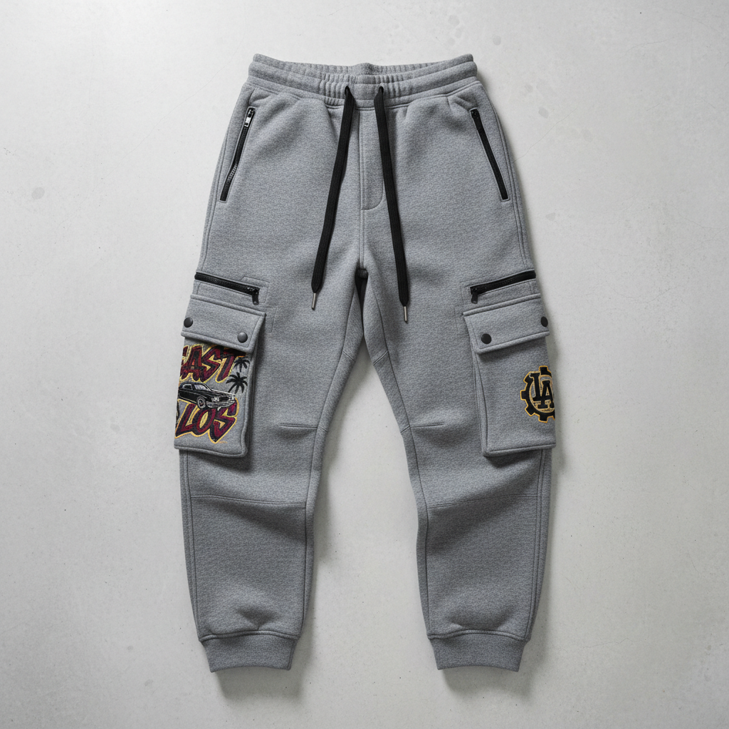 Pro Club Fleece Cargo Pants - Custom East Los