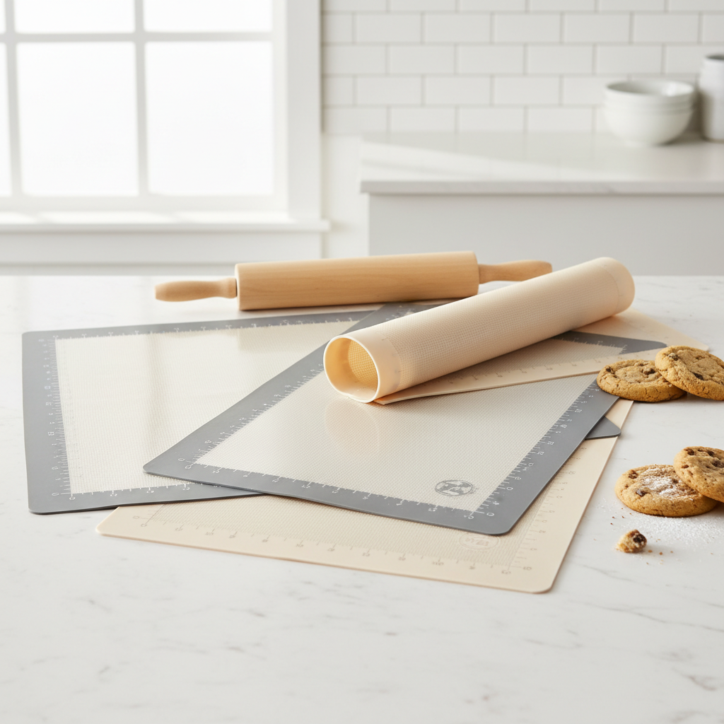 Reusable Silicone Baking Mat Set - 3 Pack